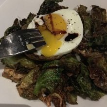 Gluten-free brussels sprouts from Douro Restaurant Bar